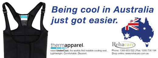 UnderCool Cooling Vest Now Available in Australia at RehaCare